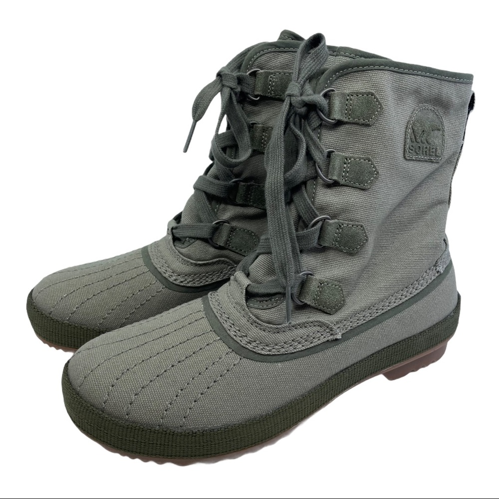 Sorel Tivoli Rugged Canvas Boots 8